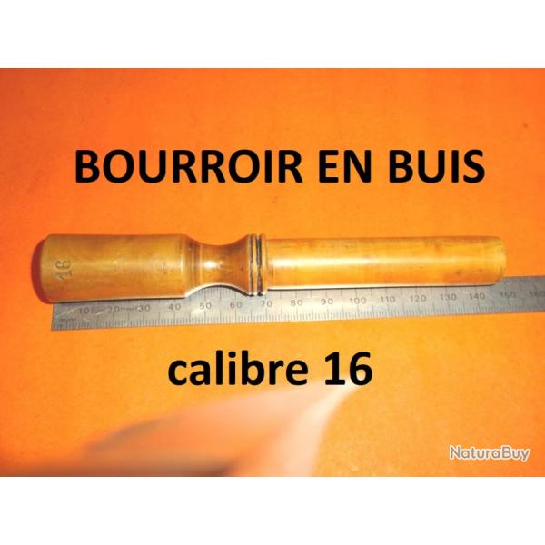 bourroir en buis pour chargement calibre 16 - VENDU PAR JEPERCUTE (D24G21)