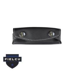 PL78203-10 Etui fleur de cuir Pielcu noir