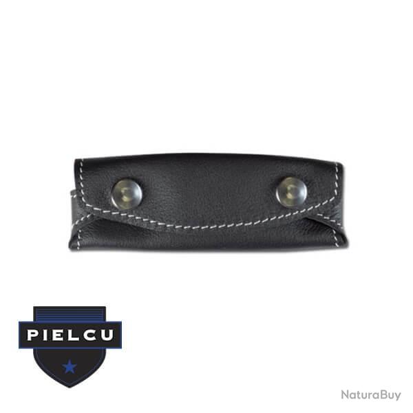 PL78203-10 Etui fleur de cuir Pielcu noir