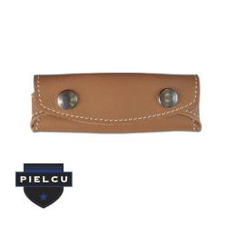 PL78203-17 Etui fleur de cuir Pielcu marron