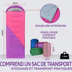 sac de couchage clostnature rose / violet  à 1 euros sans prix de réserves ! (11)