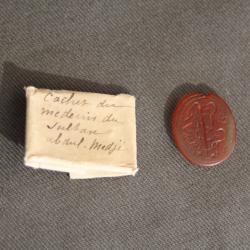 Le cachet du docteur du sultan Abdul Medjid (Abdülmecid) - Turquie, 19ème siècle