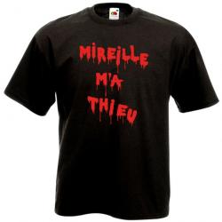 T-SHIRT HUMOUR - MIREILLE M'A THIEU  - Idée cadeau pote Noël Drôle Marrant Anniversaire collègue