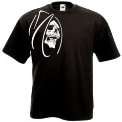 T-SHIRT - Tête de mort La Faucheuse Halloween Gothique Macabre Fantome - Tee shirt qui fait peur !