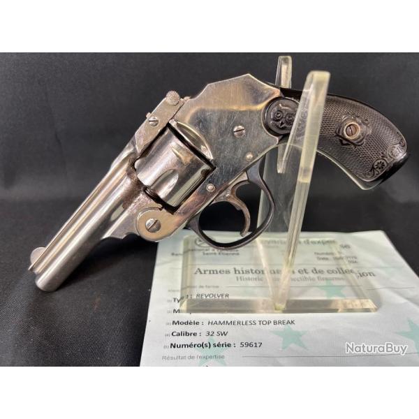 IVER JOHNSON HAMMERLESS cal 32sw short