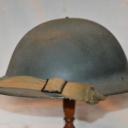 CASQUE ANGLAIS Mle MKII FABRICATION F&L 1940-GUERRE 1939/1945-MKII BRITISH HELMET