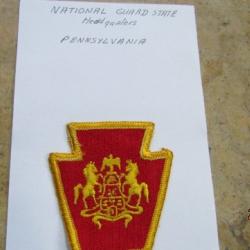 garde nationnale Pennsylvania patch US insigne post deuxième guerre américain grade GI