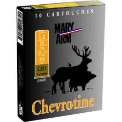 MARY ARM Cartouches de chasse Chevrotine - par boite de 10  20  / 67  9 GrainsGr