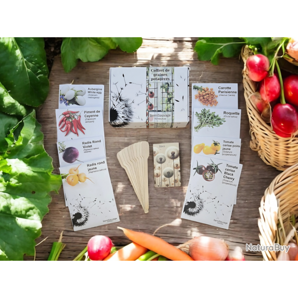 Coffret de Graines - Spcial Balcon & Terrasse - SemiSauvage Permaculture