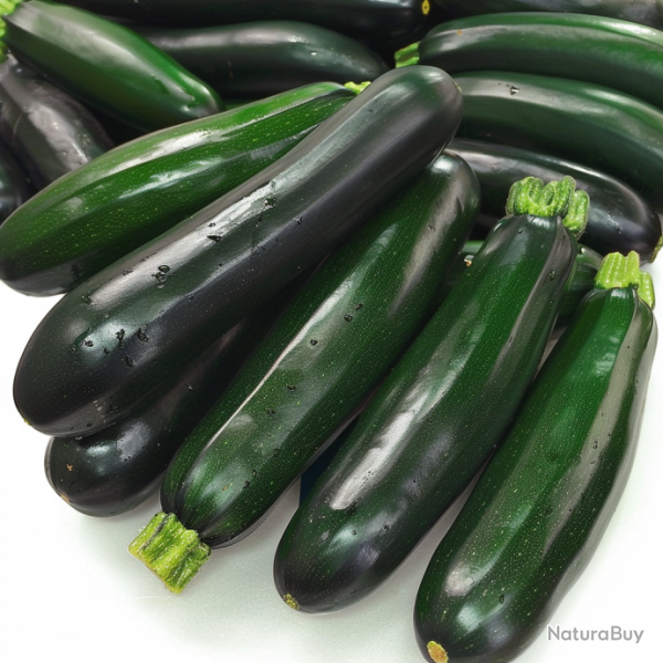 15 Graines de Courgette Black Beauty - SemiSauvage Permaculture