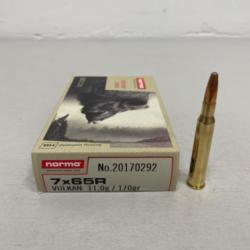 !! NEUF !! MUNITIONS NORMA VULKAN CALIBRE 7x65R 170 GRAINS