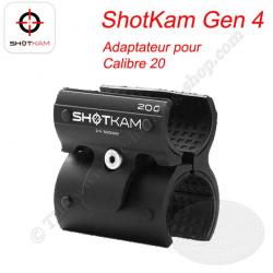 ShotKam Gen 4 - Adaptateurs pour différents calibres, arcs et rails Picatinny Calibre 20