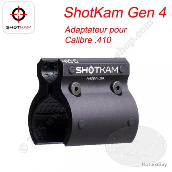 ShotKam Gen 4 - Adaptateurs pour diffrents calibres, arcs et rails Picatinny Calibre .410