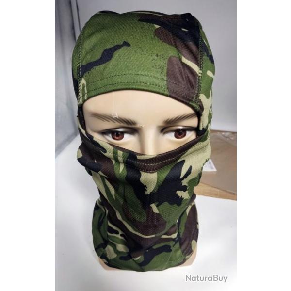 Cagoule camo fort  -  Moto/scoot/paintball