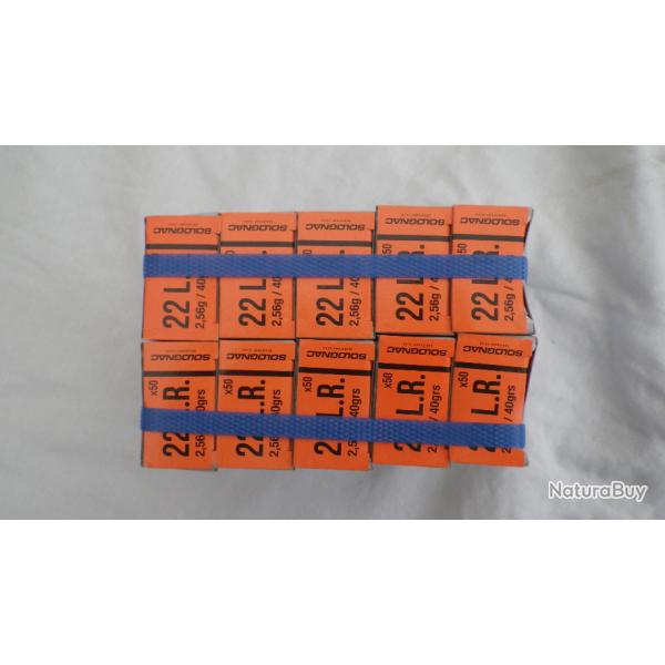 Lot de 500 cartouches 22LR