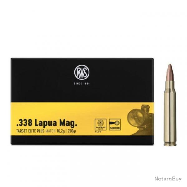 Balles RWS Target Elite Plus Match - Cal. 338 Lapua Mag - 338 Lapua MAG / Par 1