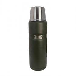 BEL1760 BOUTEILLE ISOTHERME THERMOS "KING" 0.47L VERT KAKI INOX NEUF