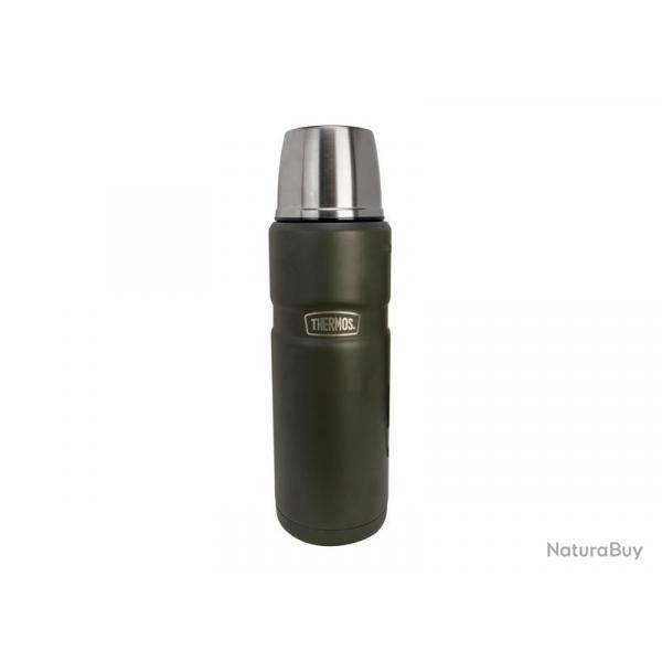 BEL1760 BOUTEILLE ISOTHERME THERMOS "KING" 0.47L VERT KAKI INOX NEUF