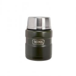 BEL1763 PORTE ALIMENTS THERMOS "KING" 0.47L INOX VERT KAKI NEUF