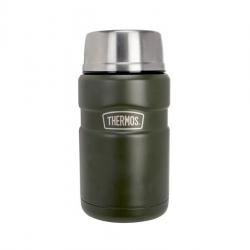 BEL1765 PORTE ALIMENTS THERMOS "KING" INOX 0.71L VERT KAKI NEUF