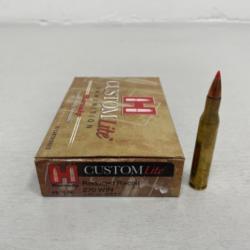 !! NEUF !! MUNITIONS HORNADY CUSTOMLITE CALIBRE 270 WIN SST  120 GRAINS