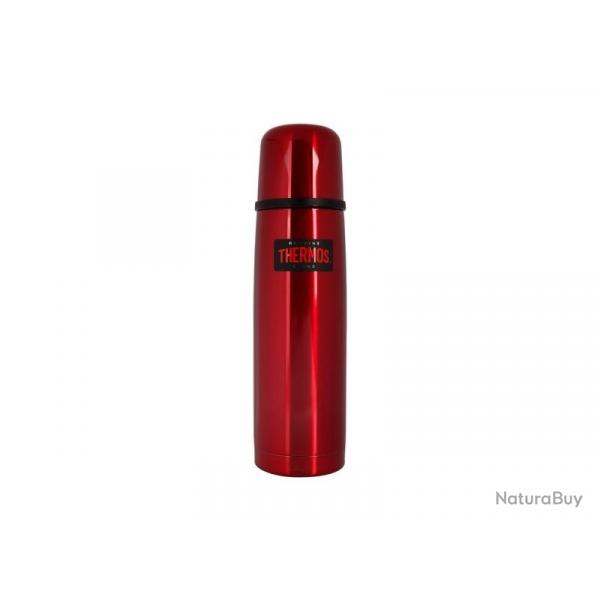 BEL1767 BOUTEILLE ISOTHERMES THERMOS "LIGHT & COMPACT" INOX ROUGE 0.50L NEUF