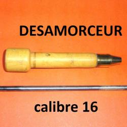 désamorceur calibre 16 en buis et laiton - VENDU PAR JEPERCUTE (D24G25)