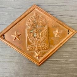 Plaque de shako ou de giberne du royaume d'Italie.