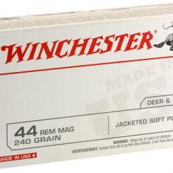 Balles de Chasse Winchester Cal 44 Rem Mag