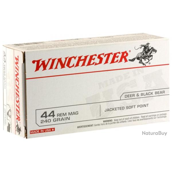 Balles de Chasse Winchester Cal 44 Rem Mag