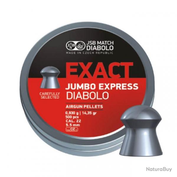 PLOMBS JSB EXACT JUMBO EXPRESS 5.52mm/0.930Gr x250