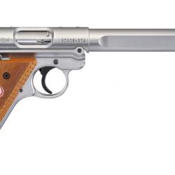 Pistolet RUGER MARK IV Inox Compétition 6.88" calibre 22 Lr