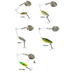 Leurre Spinnerbait Powerline Yogospin 3,5g Fire Tiger