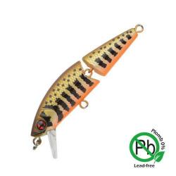 Poisson Nageur Sakura Phoxy Jointed 50S 3,7g V02 - Brown Vairon 5cm