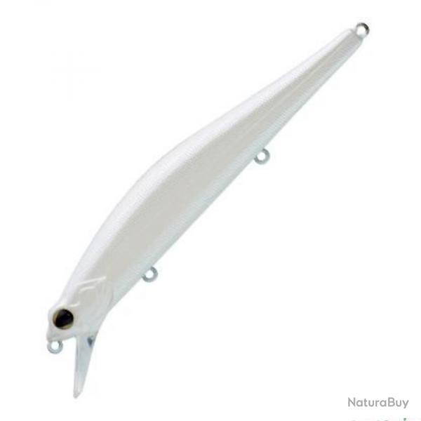 Poisson Nageur Sakura Bulwip Minnow 110 SP 11cm P06 - Pearl White 14,6g