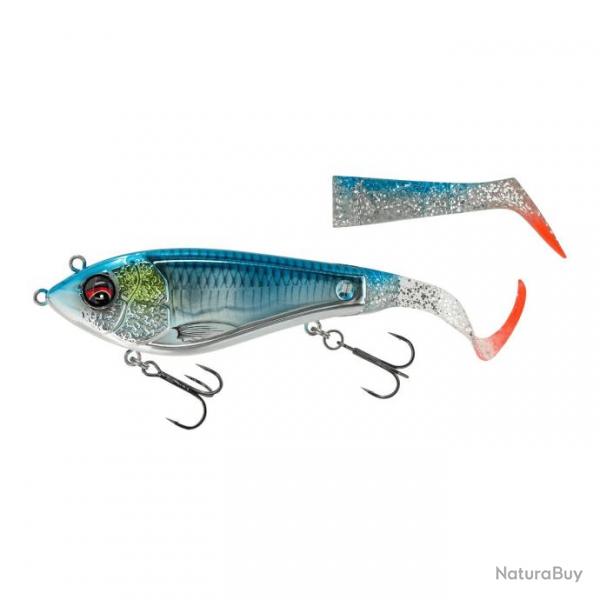 Leurre Hybride Savage Gear Deviator Tail 20cm 20cm Blue Chrome 87g