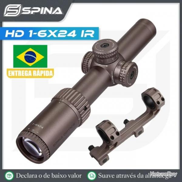 Lunette de vise  HD 1-6x24 IR  LPVOs  -ONLY SCOPE - LIVRAISON GRATUITE- PAIEMENT 3/4 FOIS !!!