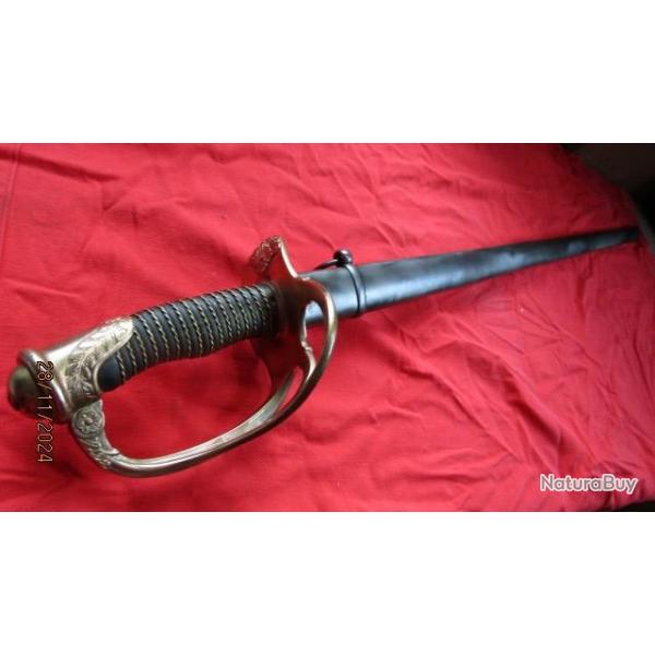 SABRE officier cavalerie lgre de ligne mod1883 Franais Chtellerault Henry III rpublique 14 18