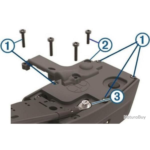 Kit de vis pour antenne de collier GARMIN TT15 T5 