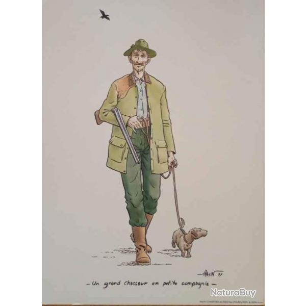 Un grand chasseur en petite compagnie - Teckel -