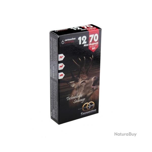 Munitions SAUVESTRE cal.12/70 balle flche mini magnum 22.5g par 6