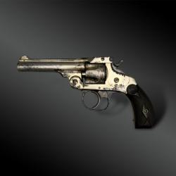 REVOLVER Smith et Wesson Double Action - États-Unis - XIXème siècle [SANS PRIX DE RESERVE]