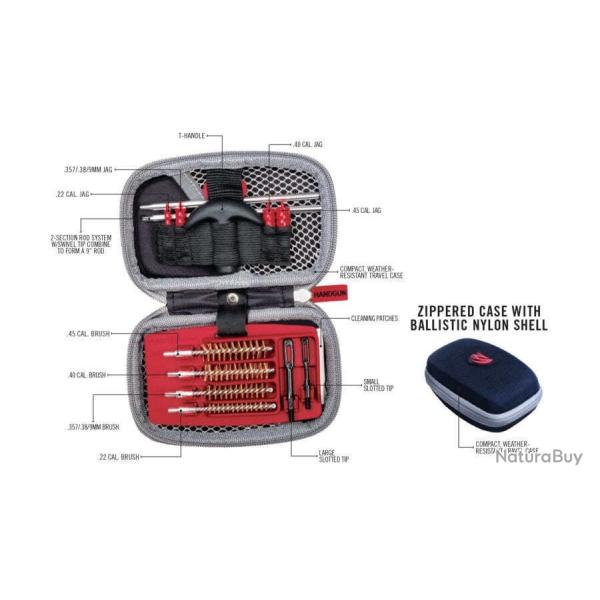 Kit de Nettoyage REAL AVID Gun Boss pour Arme de Poing