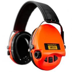 Casque Sordin Supreme Pro-X Cuir - Orange