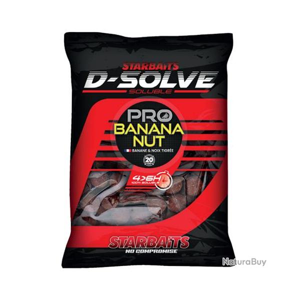 Bouillettes Solubles Starbaits Probiotic Banana Nut D-SOLVE 20mm 2.5kg