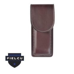 78201-30 Etui Pielcu cuir doublé rouge grenat 30