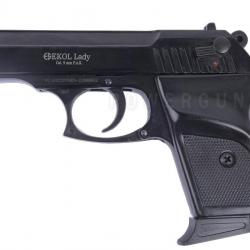 Pistolet D'Alarme Lady Noir Ekol