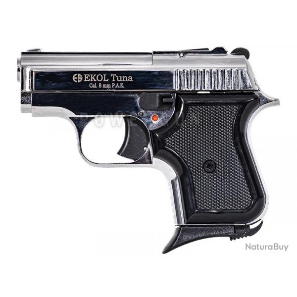 Pistolet D'Alarme TUNA Chrom 8mm Ekol