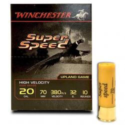 Winchester Super Speed 28 g calibre 20 n°7 bt 10 déstockage munition