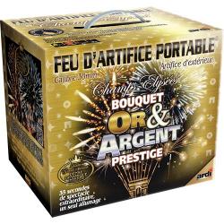 ARDI58 ARTIFICE ARDI PORTABLE BOUQUET OR ET ARGENT PRESTIGE NEUF